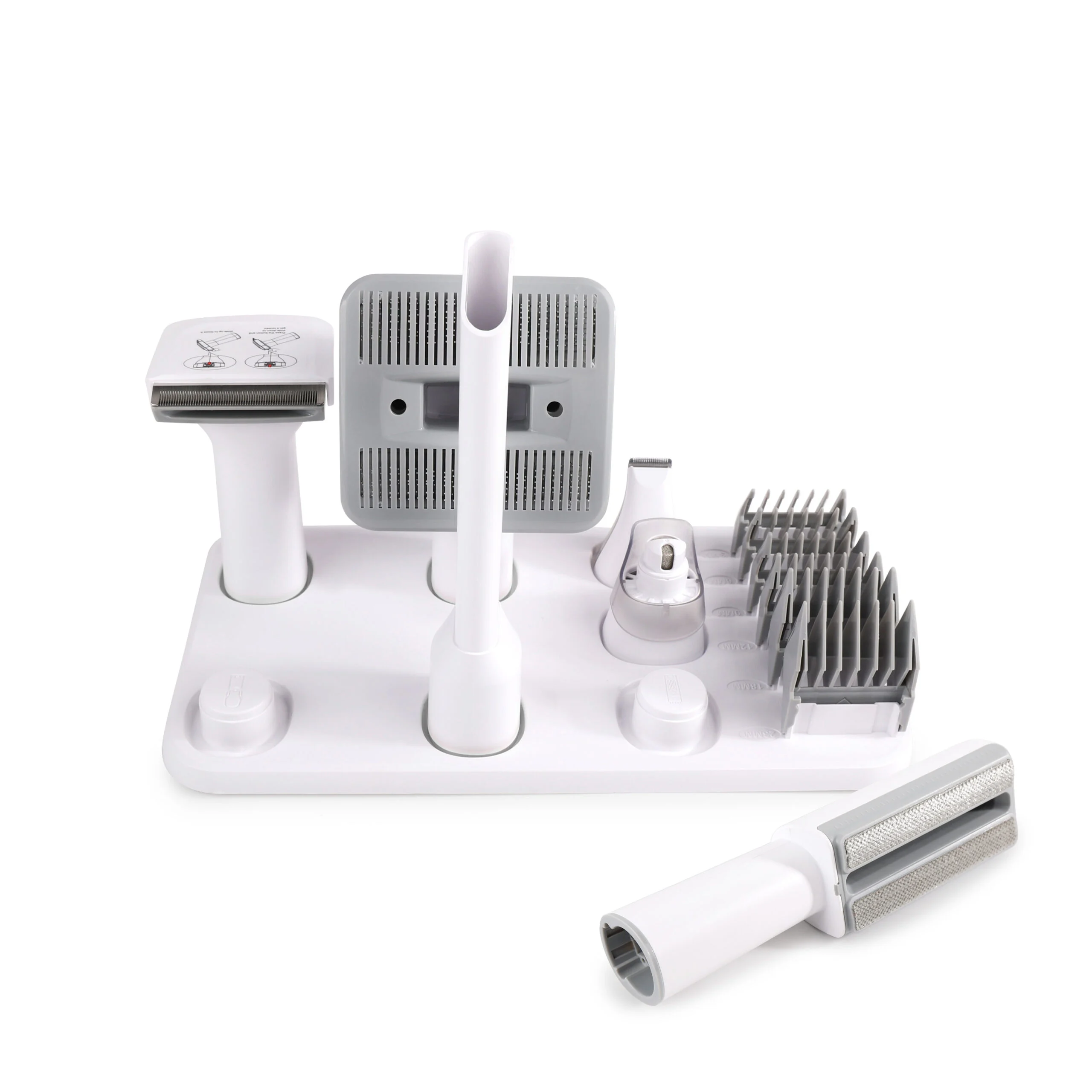 Kit de toilettage pour chien avec fonction d’aspiration, 7 accessoires – AFP Pro Pet Grooming Kit – Image 4
