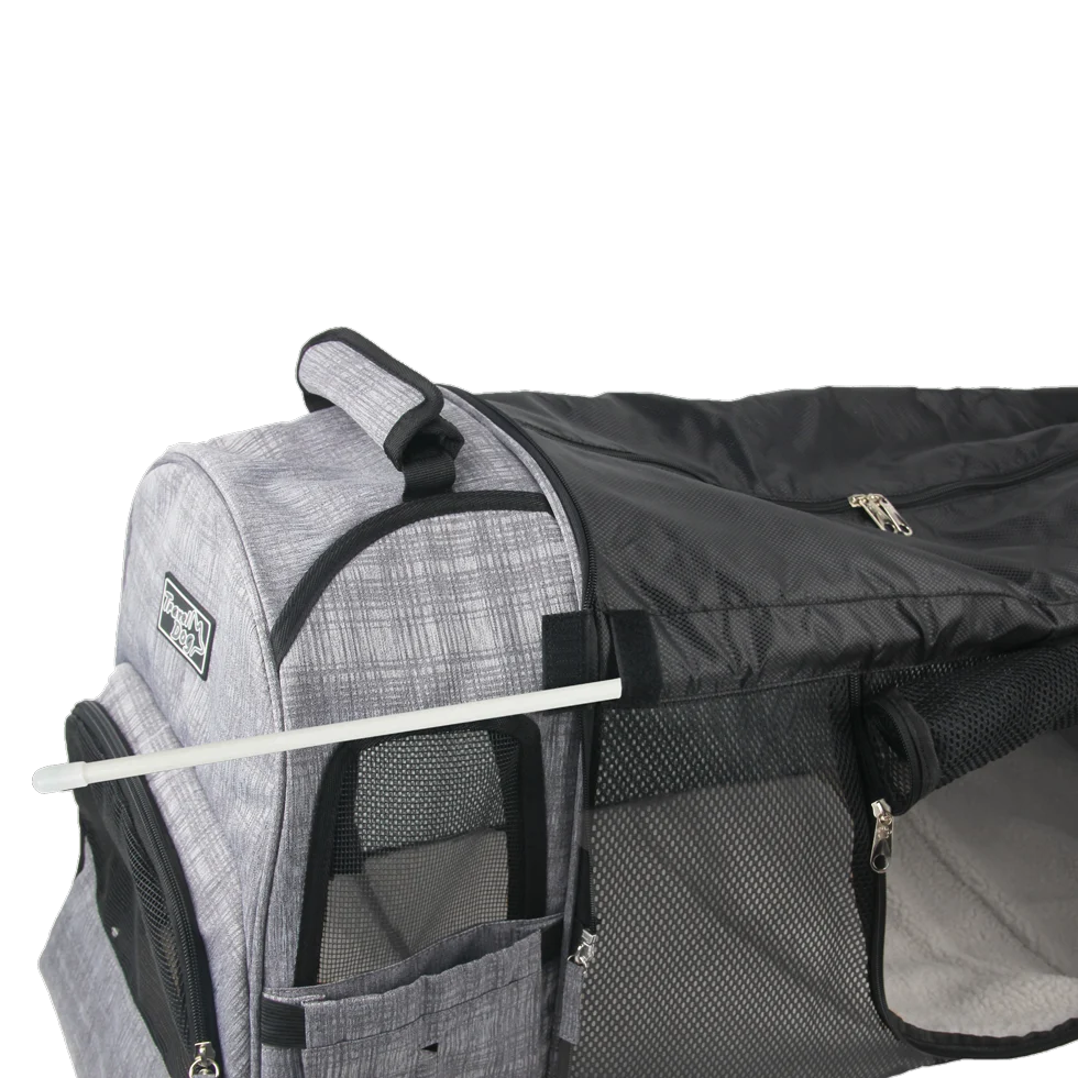 Sac à dos extensible pour chien avec mesh, 46 x 30 x 20 cm – AFP Travel Dog - Expandable Backpack Carrier – Image 6
