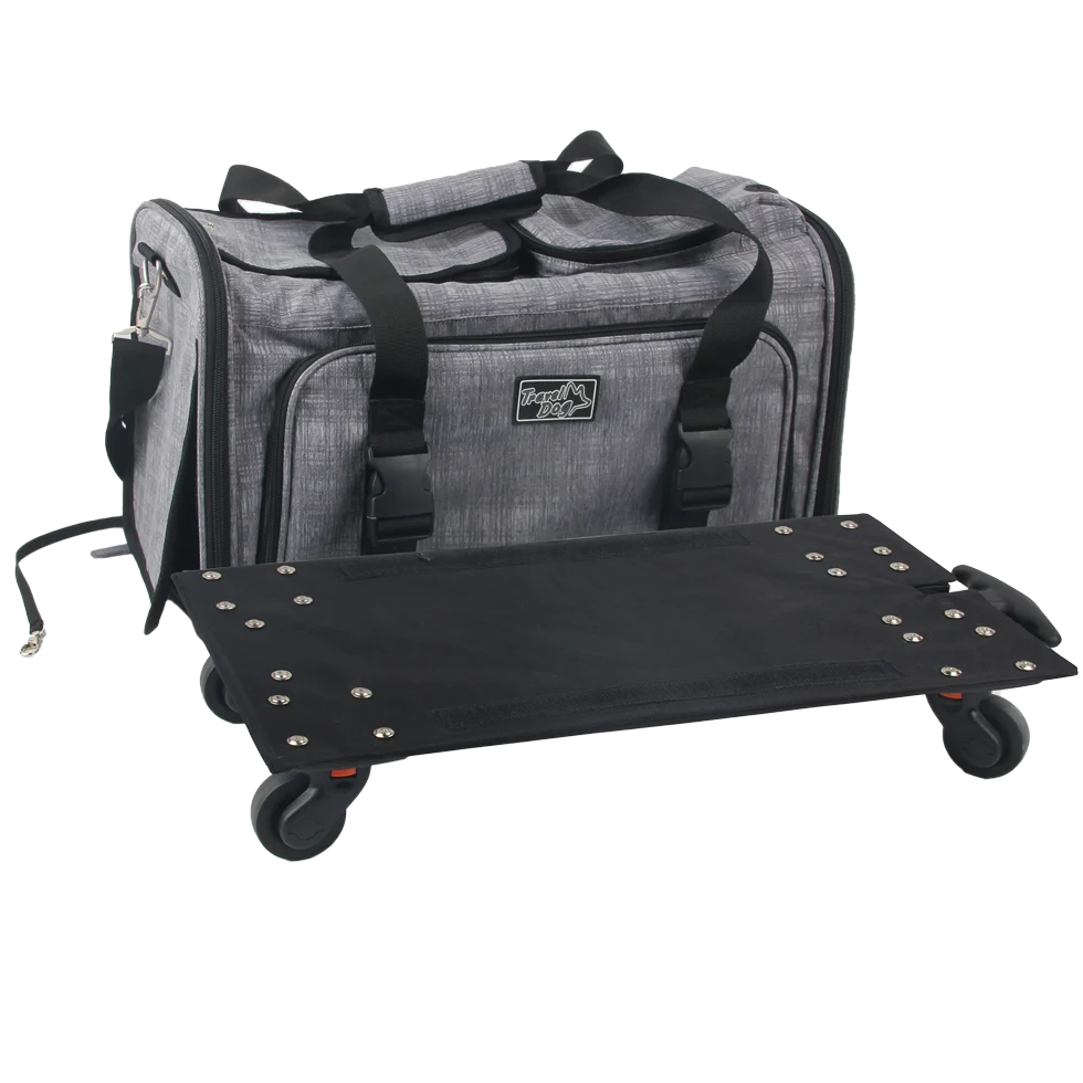 Chariot de transport pour chien avec fonction sac, jusqu’à 11 kg – AFP Travel Dog - Rolling Pet Carrier – Image 1