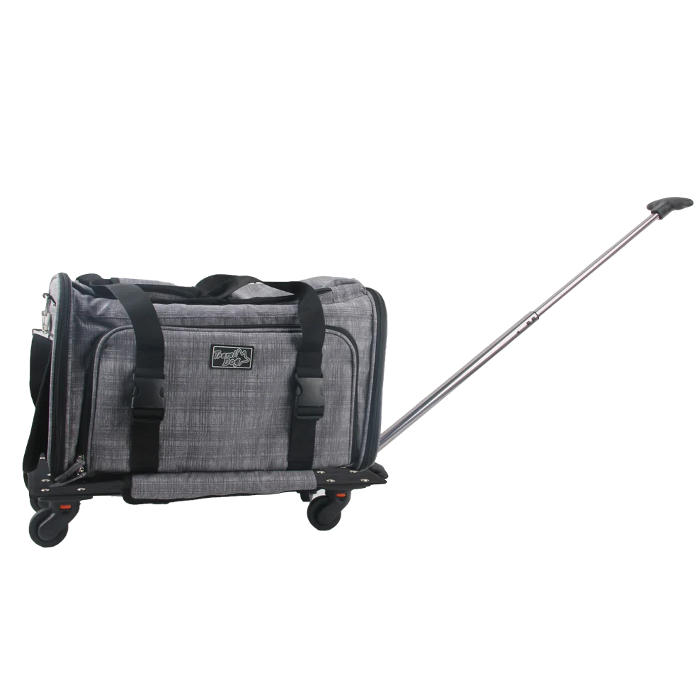 Chariot de transport pour chien avec fonction sac, jusqu’à 11 kg – AFP Travel Dog - Rolling Pet Carrier – Image 5