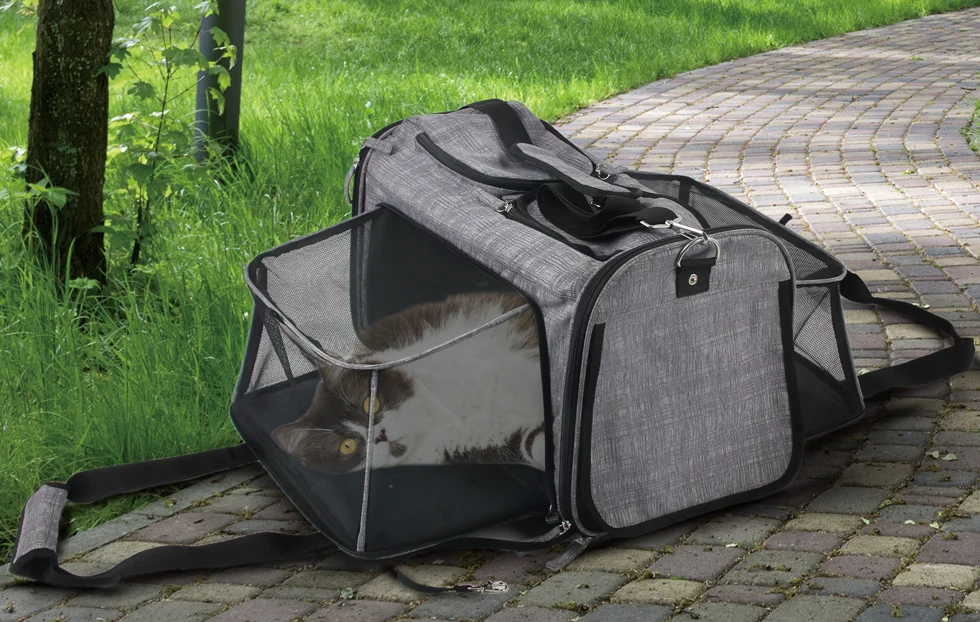 Chariot de transport pour chien avec fonction sac, jusqu’à 11 kg – AFP Travel Dog - Rolling Pet Carrier – Image 4