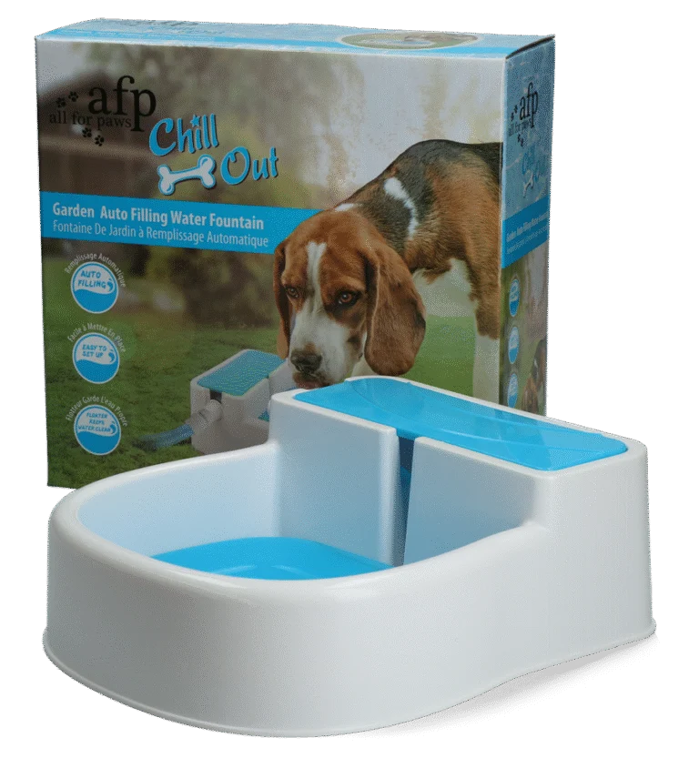 Fontaine à eau pour chiens avec raccord pour tuyau d’arrosage – AFP Chill Out - Garden Auto Filling Fountain
