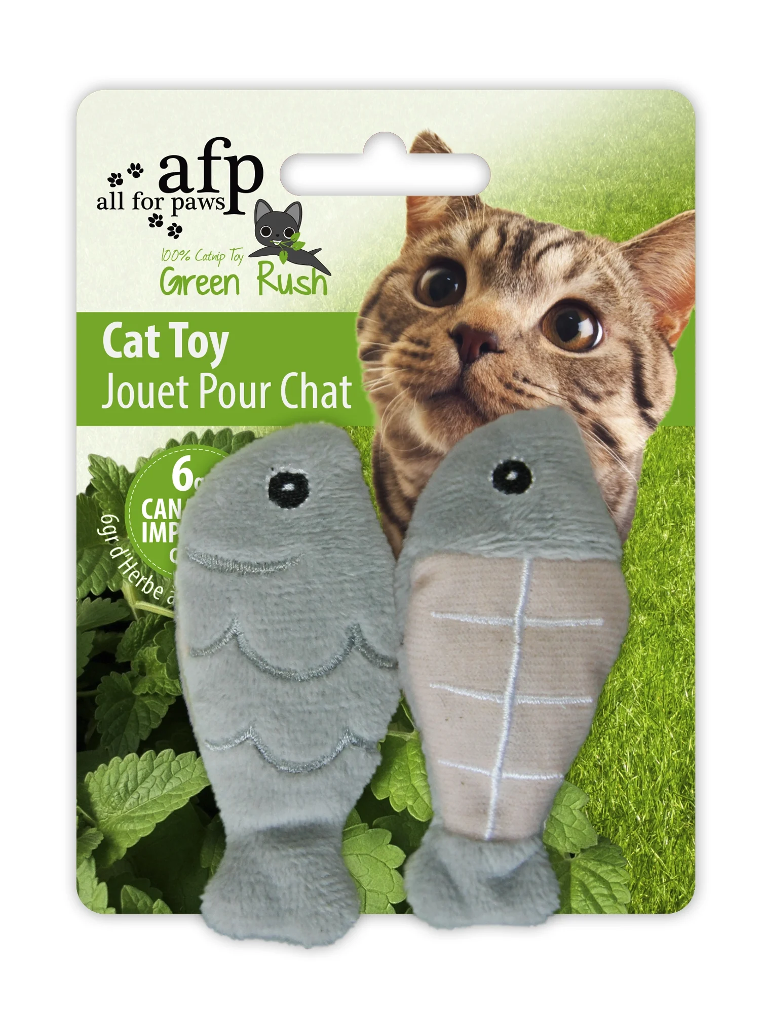 Jouet pour chat avec 6 g d’herbe à chat – AFP Green Rush - Catch of the Day – Image 6