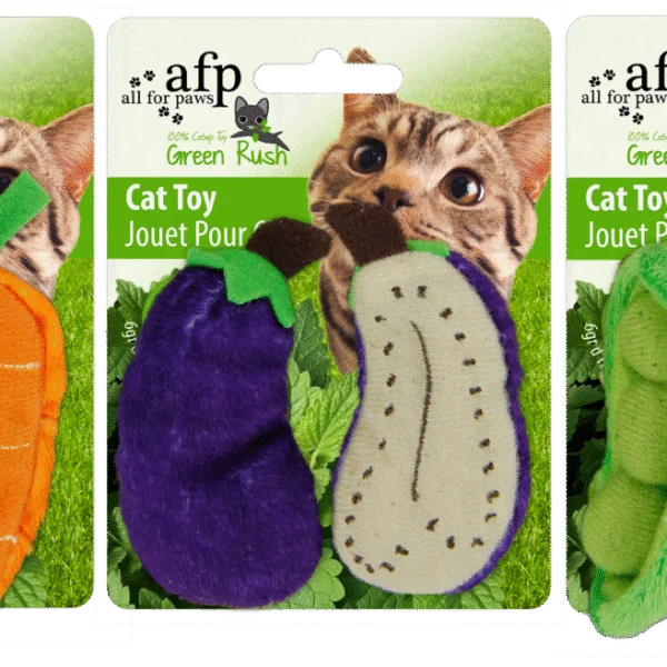 Jouet pour chat avec 6 g d’herbe à chat, assortiment – AFP Green Rush - All Natural