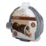 Tunnel pour chat en laine d’agneau avec ouverture supérieure, 62 x 26 cm – AFP Lambswool - Find Me Cat Tunnel