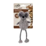 Souris jouet avec herbe à chat et plastique qui crépite, 16 cm – AFP Lambswool Mouse Dangler – Image 2