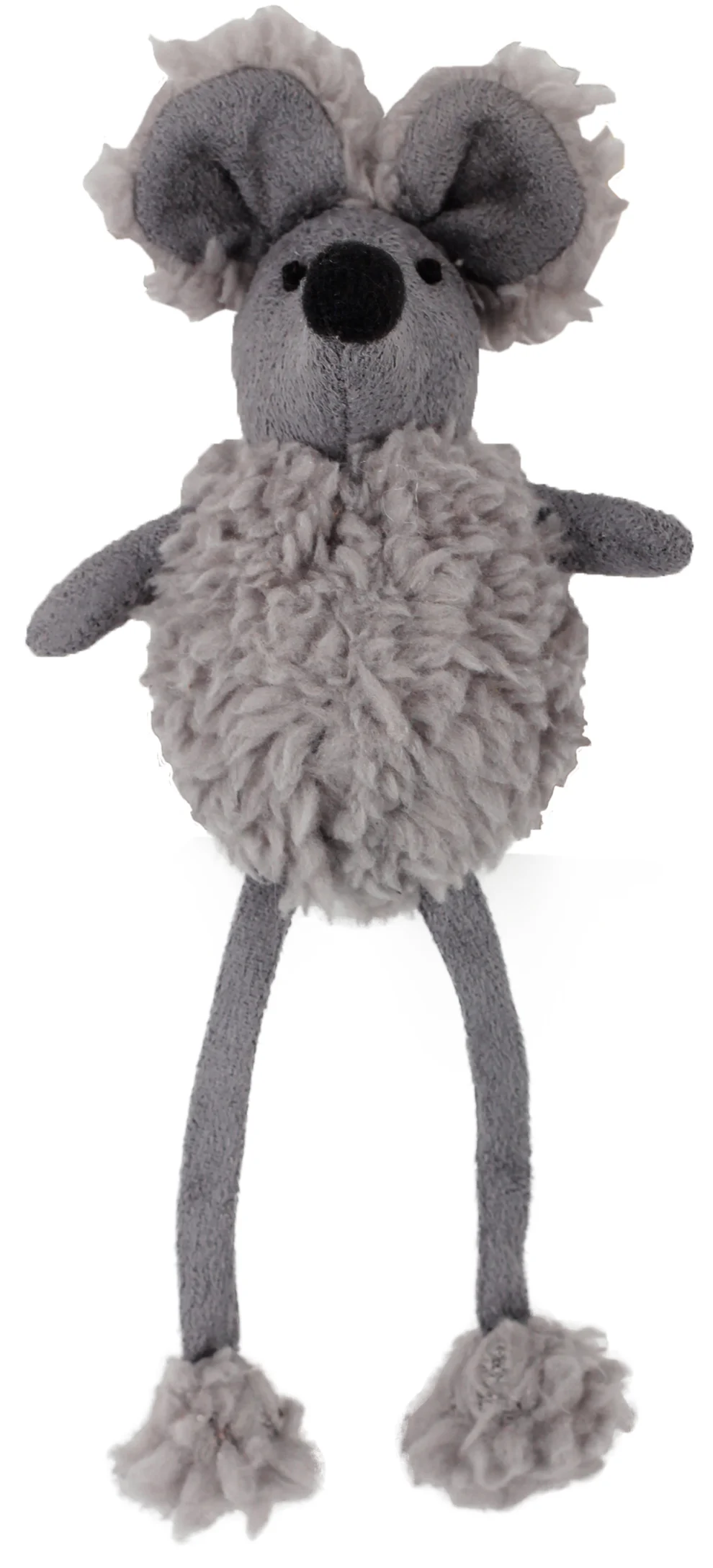 Souris jouet avec herbe à chat et plastique qui crépite, 16 cm – AFP Lambswool Mouse Dangler – Image 3