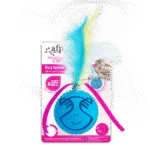Balle rotative pour chat avec plumes et rubans – AFP Modern Cat Dizzy Spinner