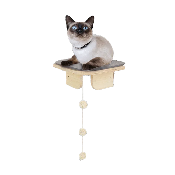 Plateforme d’angle murale pour chat, 26 x 26 x 12 cm – AFP Skywalk - Corner Platform