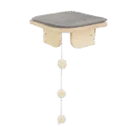 Plateforme d’angle murale pour chat, 26 x 26 x 12 cm – AFP Skywalk - Corner Platform – Image 4