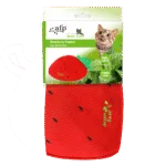 Tapis de jeu pour chat en forme de fraise avec herbe à chat – AFP Green Rush - Play Mat Aardbei