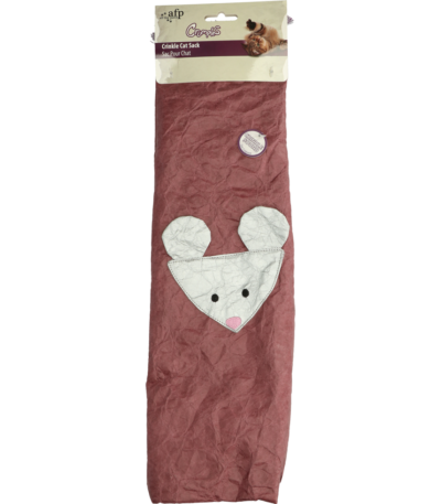 Jouet pour chat en papier froissé avec plumes, violet, 45 cm – AFP Crumples - Crinkle Cat Sack