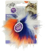 Balle pour chat avec herbe à chat, Ø 5 cm, orange – AFP Furry Ball - Fluffy Ball