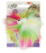 Balle pour chat avec herbe à chat, Ø 5 cm, jaune – AFP Furry Ball - Fluffy Ball