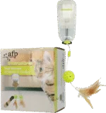 Distributeur de friandises pour chats avec plume, 45 x 6,5 x 9,5 cm – AFP Interactives - Treat Dispenser – Image 5