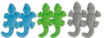 Jouet pour chat Gecko avec herbe à chat canadienne, 9 cm, 2 pièces, assorties – AFP Green Rush - Gecko – Image 2