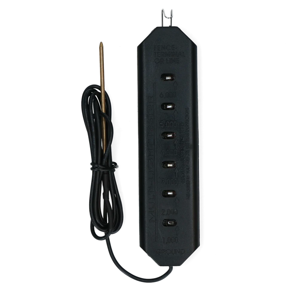 Testeur de clôture électrique à 6 niveaux LED – ZoneGuard Multilight – Image 3