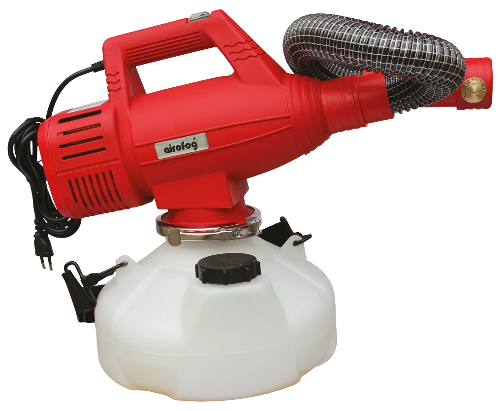 AIRO0002.png Nébulisateur électrique à froid avec réservoir de 5 l et tuyau flexible – Airofog ULV Fogger U260 – Image 1