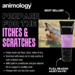 Shampooing pour chien pour éliminer les puces et les tiques par lavage, 250 ml – Animology Flea & Tick – Image 2