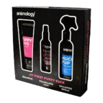 Kit de soins pour chiot avec shampooing, brume corporelle et spray shampooing, 3 produits – Animology My First Puppy Pack – Image 2