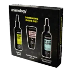 Coffret de soins pour les oreilles, les yeux, les coussinets et la truffe du chien, 3 produits – Animology Grooming Good Set – Image 2