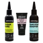 Coffret de soins pour les oreilles, les yeux, les coussinets et la truffe du chien, 3 produits – Animology Grooming Good Set – Image 3