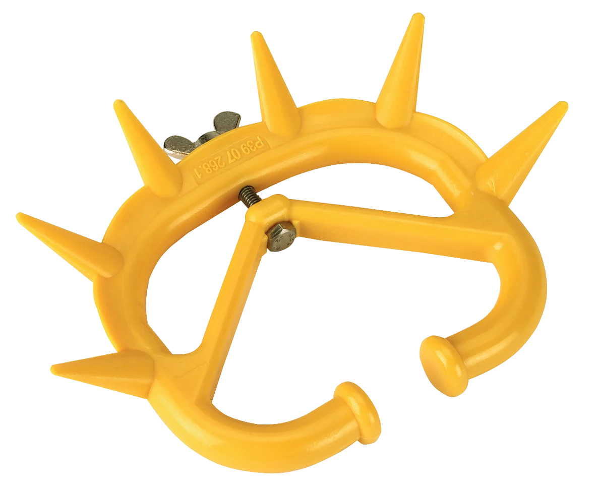 Bague anti tétée pour veaux avec vis réglable, M, jaune – Excellent – Image 1