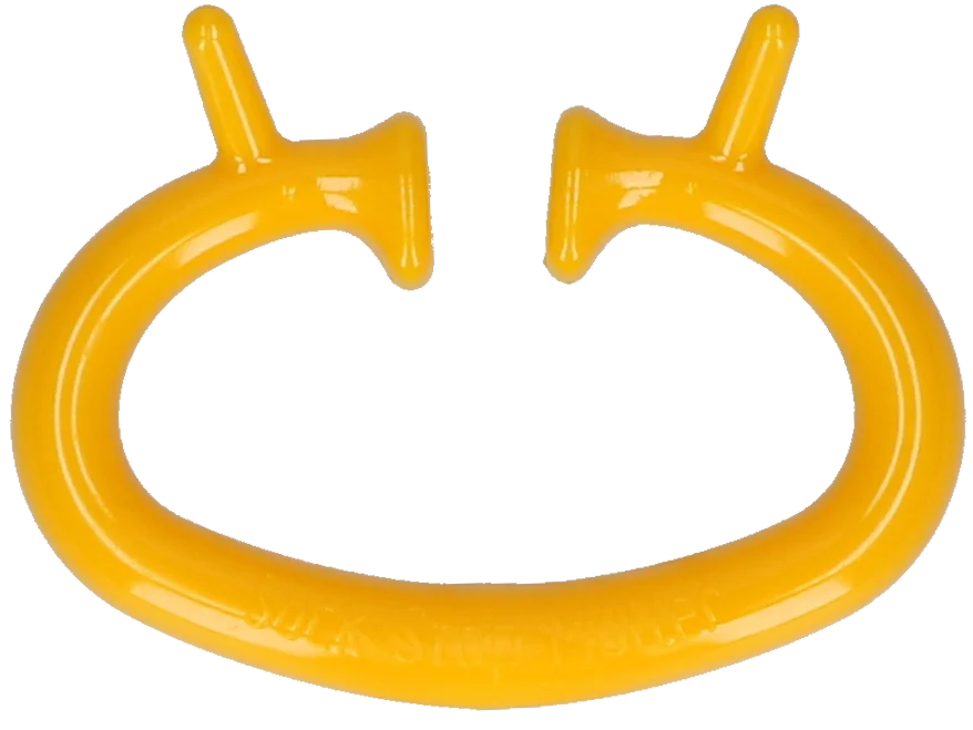 Anneau anti tétée pour jeunes bovins et bovins, jaune, SuckStop M/L – Image 2
