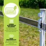 Ruban électrifié 40 mm noir avec 9 fils inox, 200 m – ZoneGuard Basic – Image 3