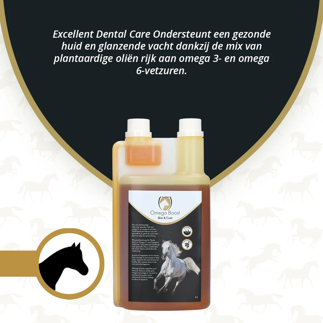 Huile végétale pour chevaux avec oméga 3 et 6, 1 l – Excellent Horse Omega Boost – Image 2