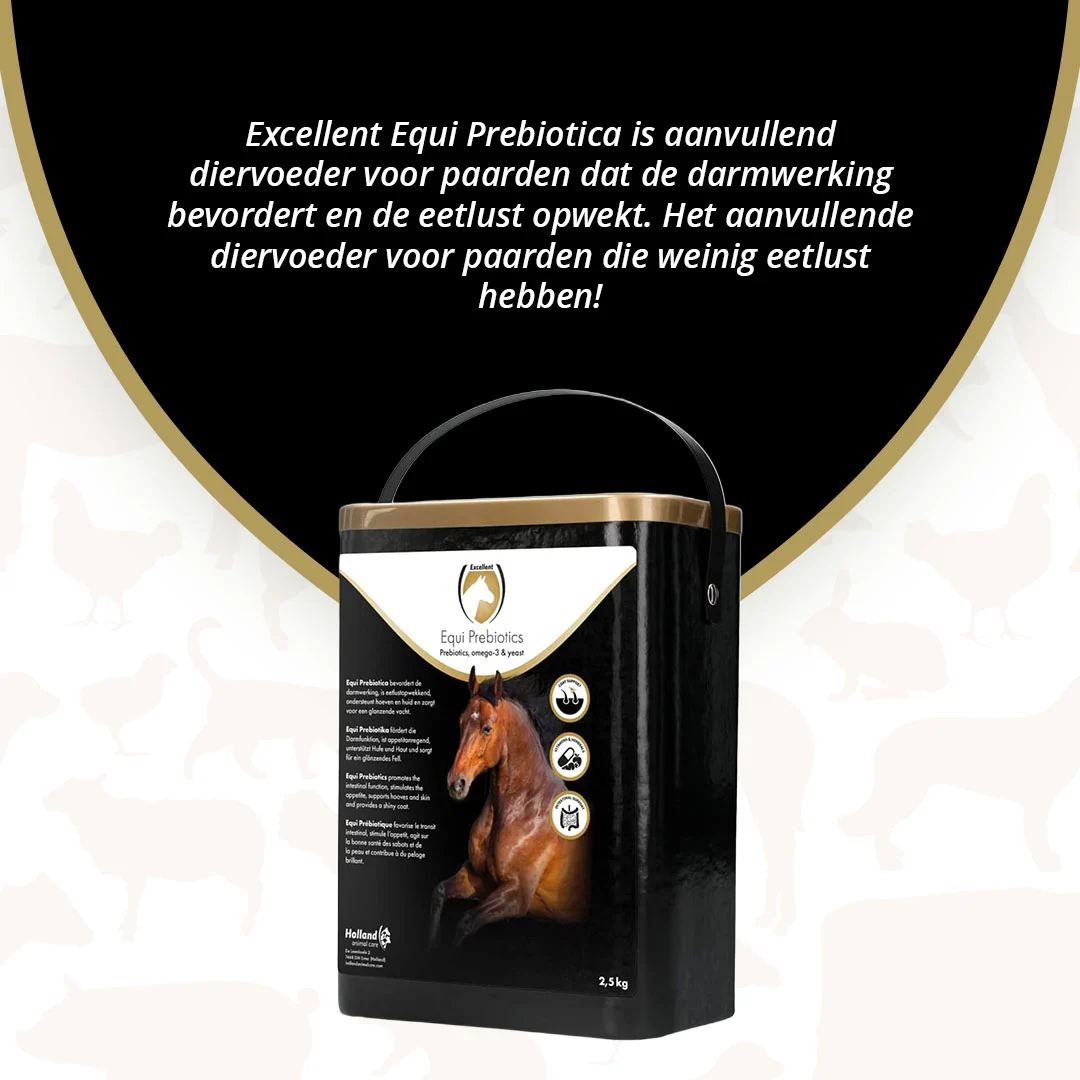 Prébiotiques pour chevaux avec oméga 3 et levure, 2,5 kg – Excellent Horse Prebiotics – Image 2