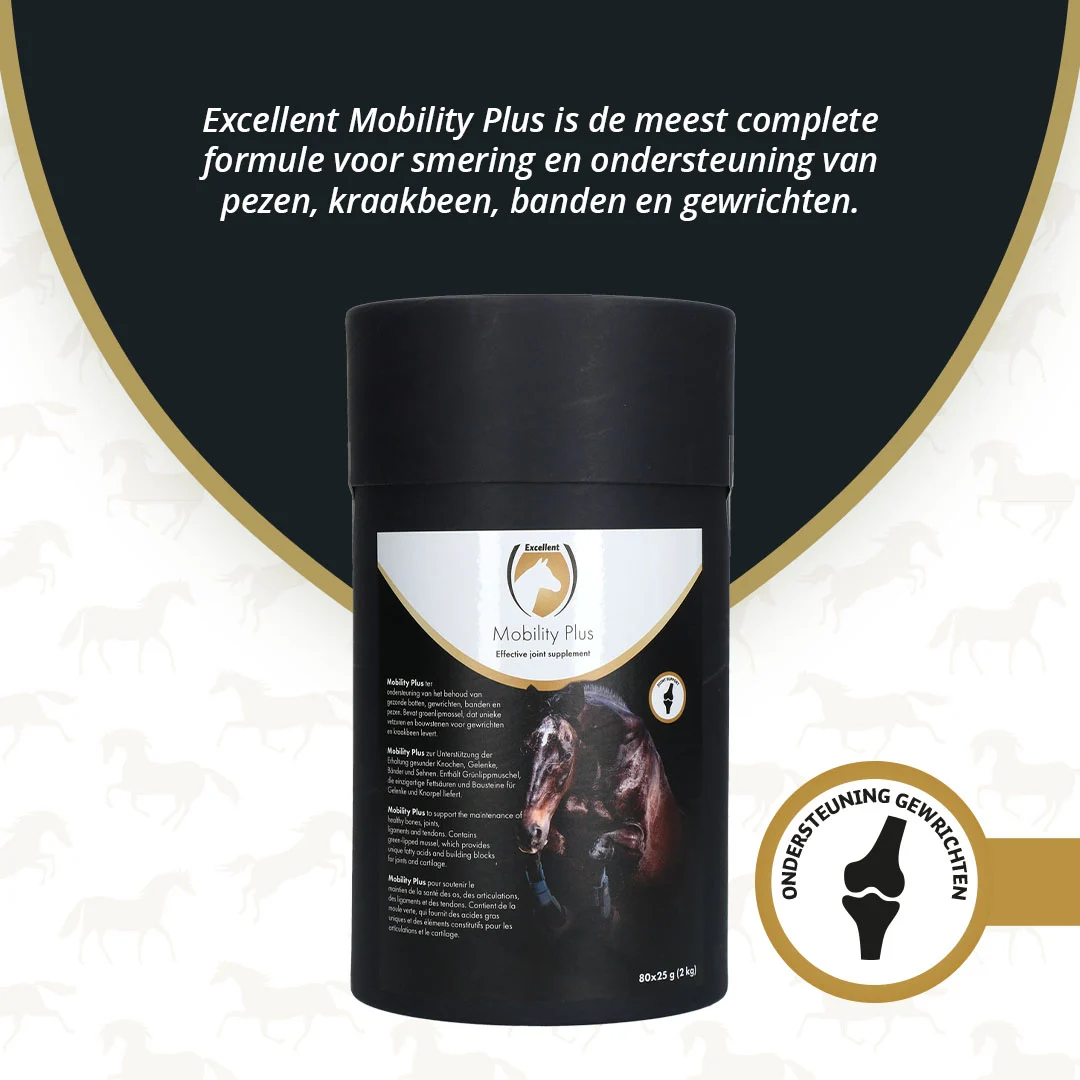 Complément articulaire pour chevaux avec MSM et glucosamine, 2 kg – Excellent Horse Mobility Plus – Image 3