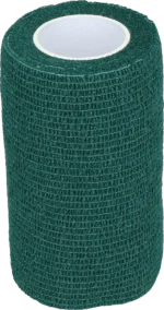Bande autoadhésive pour jambes et sabots, 10 cm, verte – Excellent Bandage Animal Profi