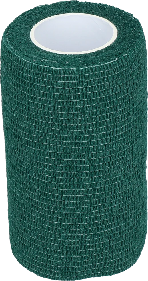 Bande autoadhésive pour jambes et sabots, 10 cm, verte – Excellent Bandage Animal Profi – Image 1