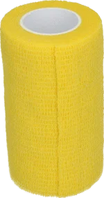 Bandage auto adhésif pour membres et sabots, 10 cm, jaune – Excellent Bandage Animal Profi