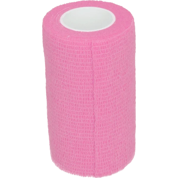 Bandage auto adhésif pour membres et sabots, 10 cm, rose – Excellent Bandage Animal Profi