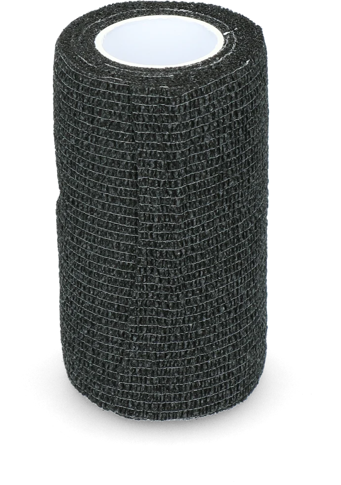 Bande cohésive pour pattes et sabots, 10 cm, noire – Excellent Bandage Animal Profi – Image 1