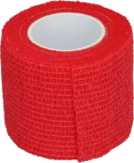 Bande cohésive 5 cm rouge – Excellent Bandage Animal Profi