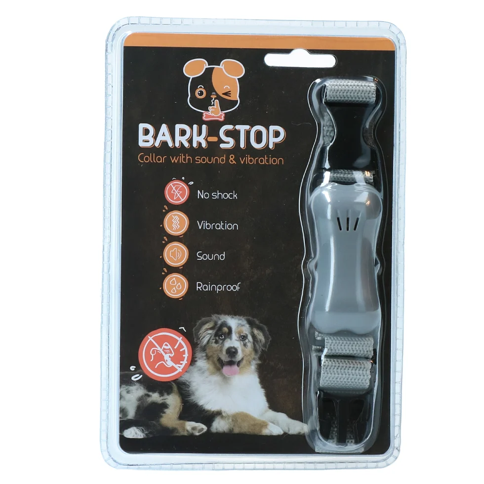 Collier anti-aboiement à vibrations et ultrasons – Hofman Animal Care Bark-Stop – Image 1
