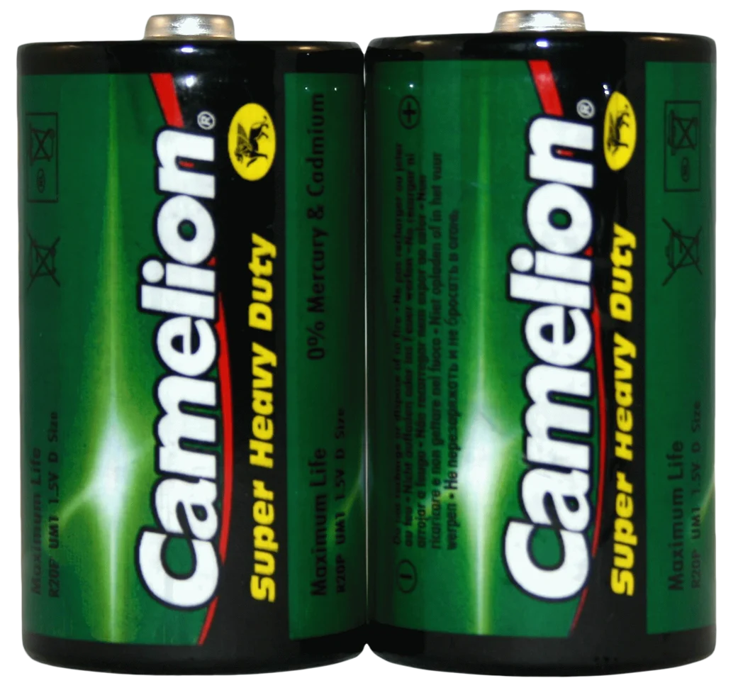 Pile D 1,5 V, lot de 2 – Camelion – Image 1