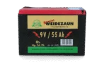 Pile pour électrificateur de clôture électrique 9 V, 55 Ah, 11,5 x 16,5 x 11,2 cm – ZoneGuard EG super – Image 3