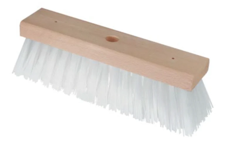 Balai lave-pont à fibres synthétiques blanches, 35 cm – Bürsten Walter Perlon