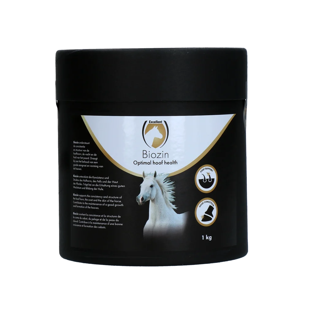 Complément de biotine pour les sabots des chevaux, saveur pomme, 1 kg – Excellent Horse Biozin – Image 1