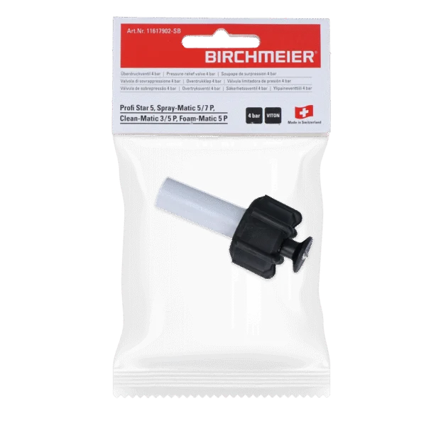 Soupape de sécurité pour pulvérisateur à poudre, 4 bar – Birchmeier DR5