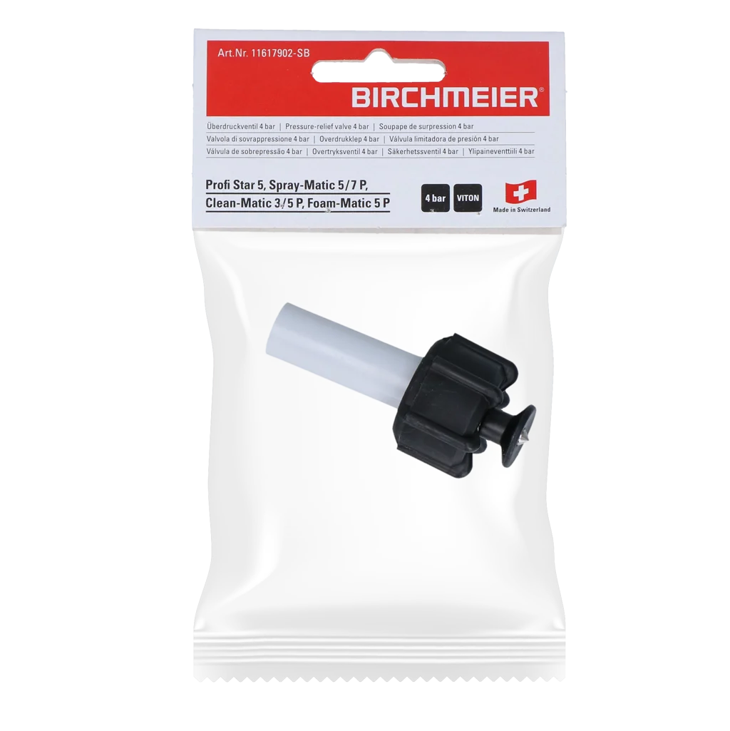 Soupape de sécurité pour pulvérisateur à poudre, 4 bar – Birchmeier DR5 – Image 1