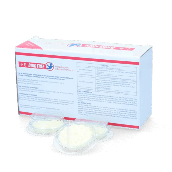 Répulsif oiseaux en gel, en coupelles, 15 pièces – Bird Free