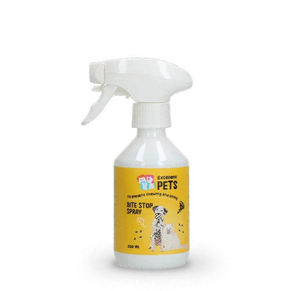 Spray anti mordillement pour chiens et chats à la substance amère, 250 ml – Excellent Pets Bite Stop Spray