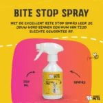 Spray anti mordillement pour chiens et chats à la substance amère, 250 ml – Excellent Pets Bite Stop Spray – Image 3