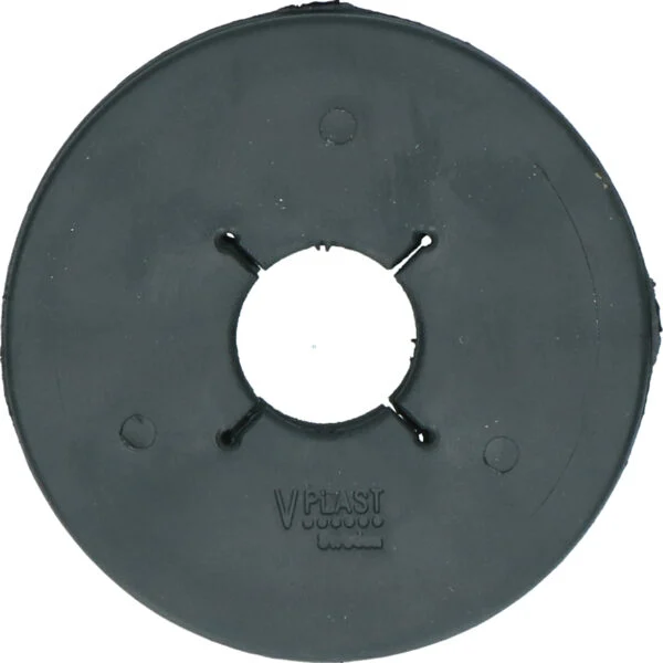 Rondelles de mors en TPE 90 mm noires, 2 pièces – Vplast