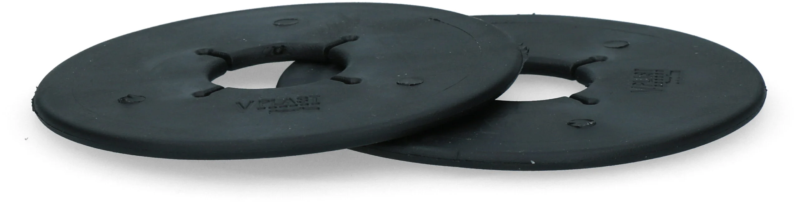 Rondelles de mors en TPE 90 mm noires, 2 pièces – Vplast – Image 3
